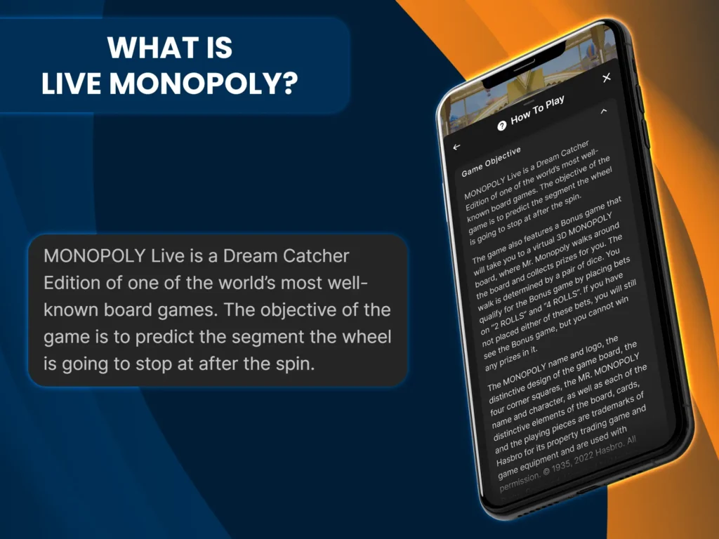 Monopoly Live combines a live dealer with a wheel bet on spaces to win or trigger bonus rounds.