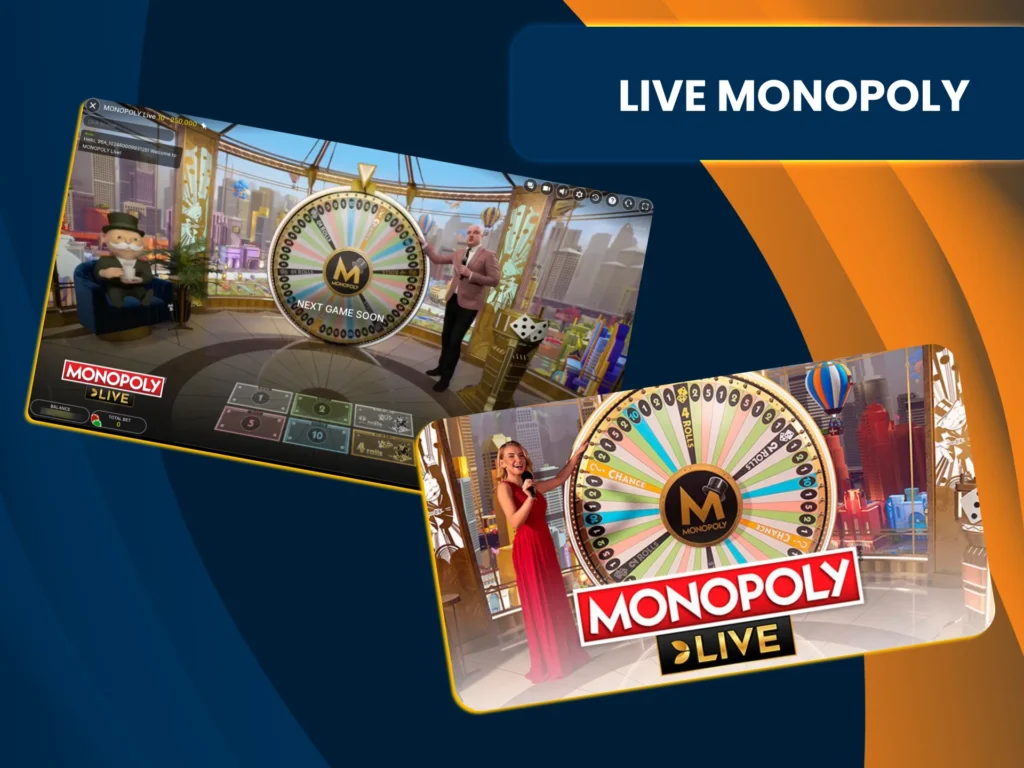 Enjoy casual gameplay on 96in with Monopoly’s live-hosted format.