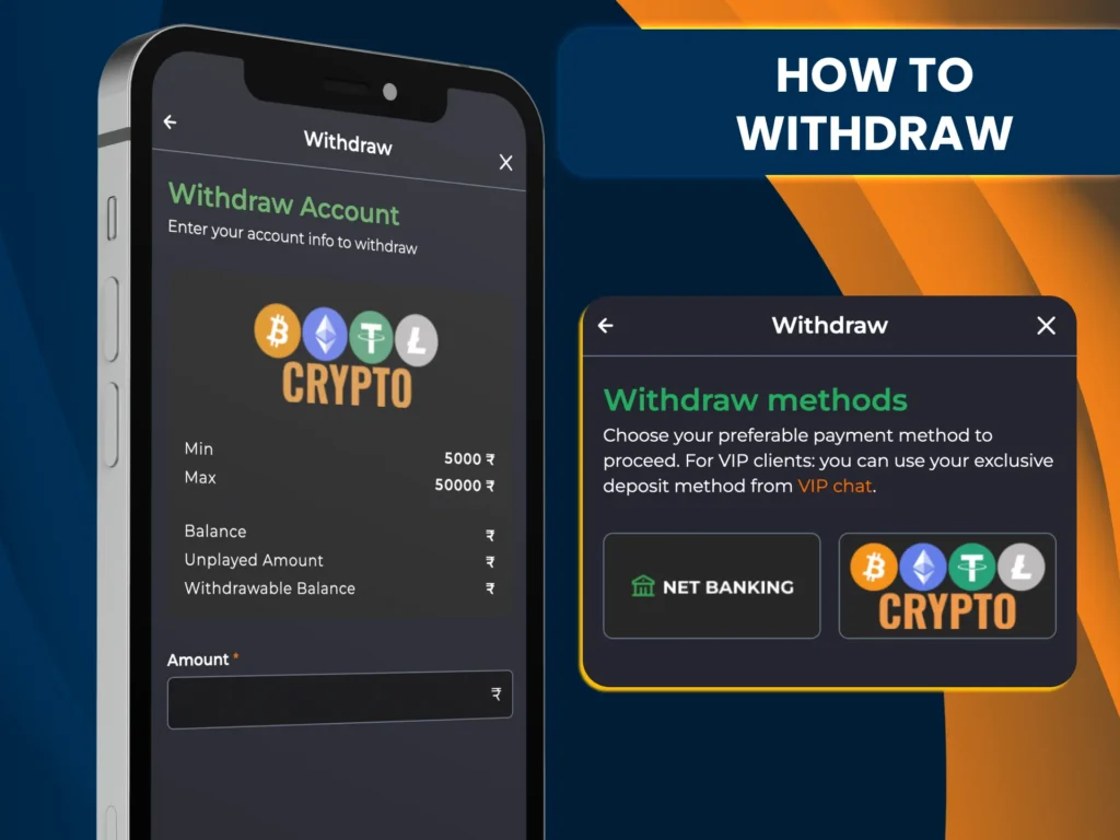 9Winz supports quick withdrawals via the same method as deposit.