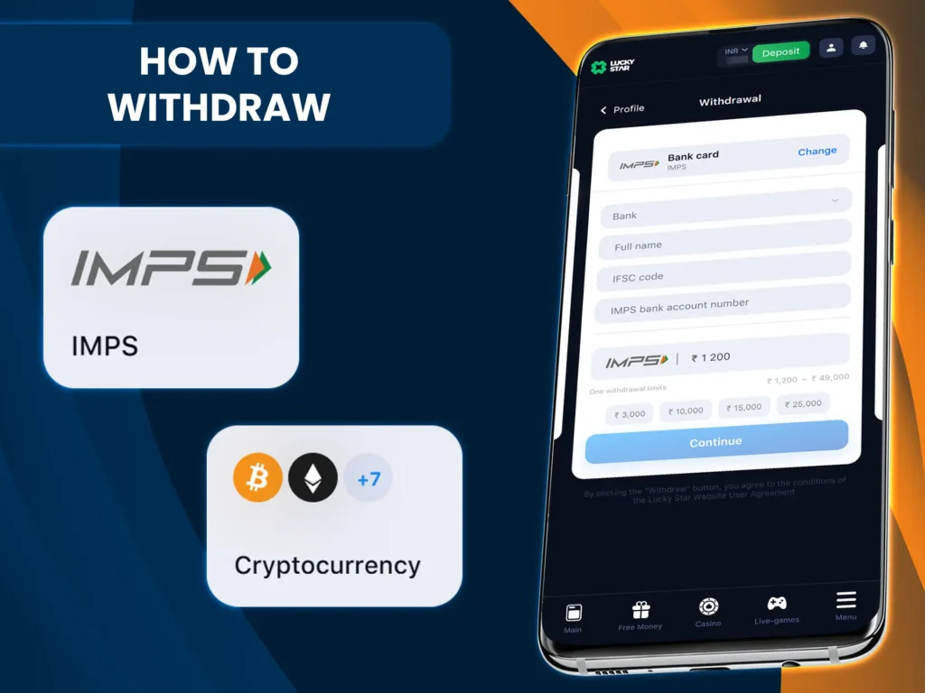 Learn how to withdraw your LuckyStar winnings.