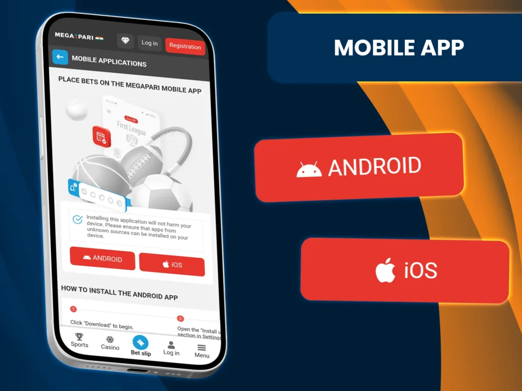 Megapari offers a native app for Android and a PWA for iOS.