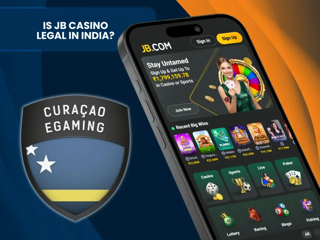 JB Casino is a safe and legal platform in India.