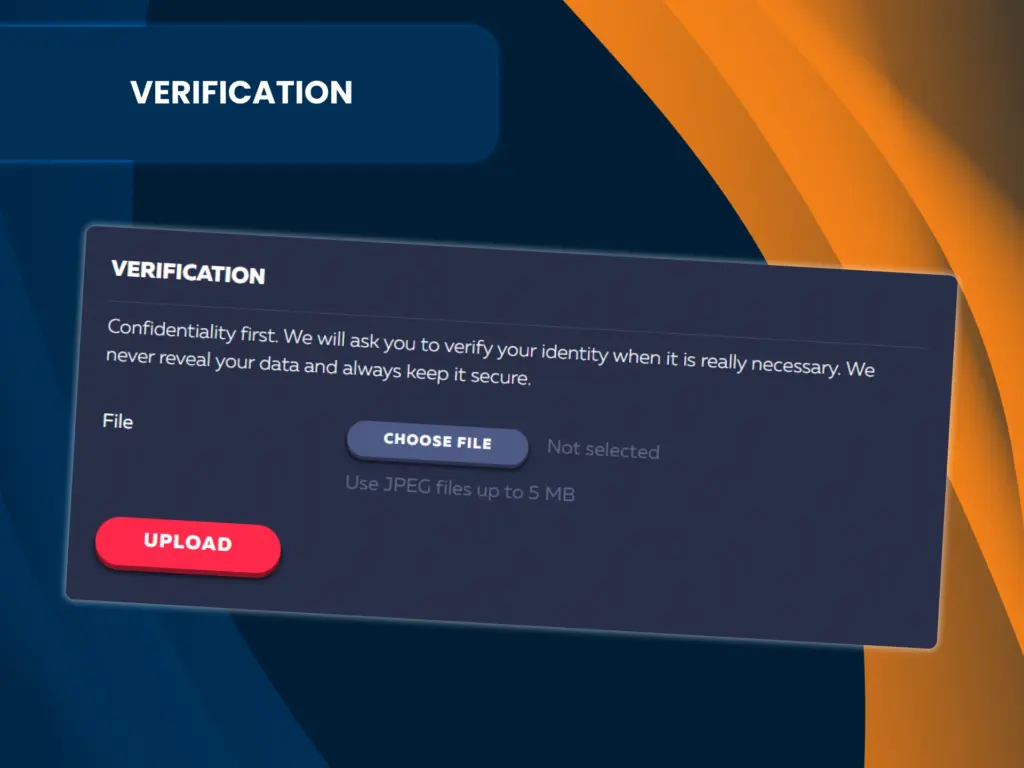 To ensure the security of your account, complete the Vavada verification process.